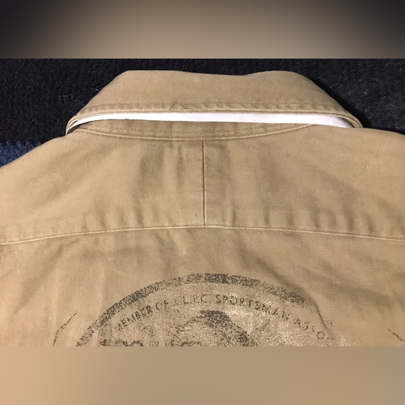 Vintage Ralph Lauren Polo RLPC Sportsman FISHING DOG HUNTING Shirt L Rlx Rod Usa - Picture 14 of 14